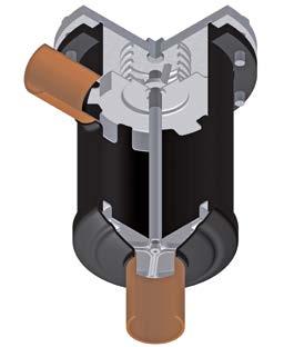 DCR - Filtr odwadniacz z wymiennym wkładem Filtry odwadniacze typu DCR ELIMINATOR - z wymiennym wkładem litym - chronią układy chłodnicze, mrożące i klimatyzacyjne przed wilgocią, kwasami i cząstkami