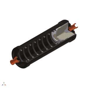 DCC - Hermetyczny filtr odwadniacz ze zbiornikiem Filtry DCC ELIMINATOR stanowią połączenie zbiornika i filtra odwadniacza; są zoptymalizowane do stosowania w układach, w których skraplacz nie jest w