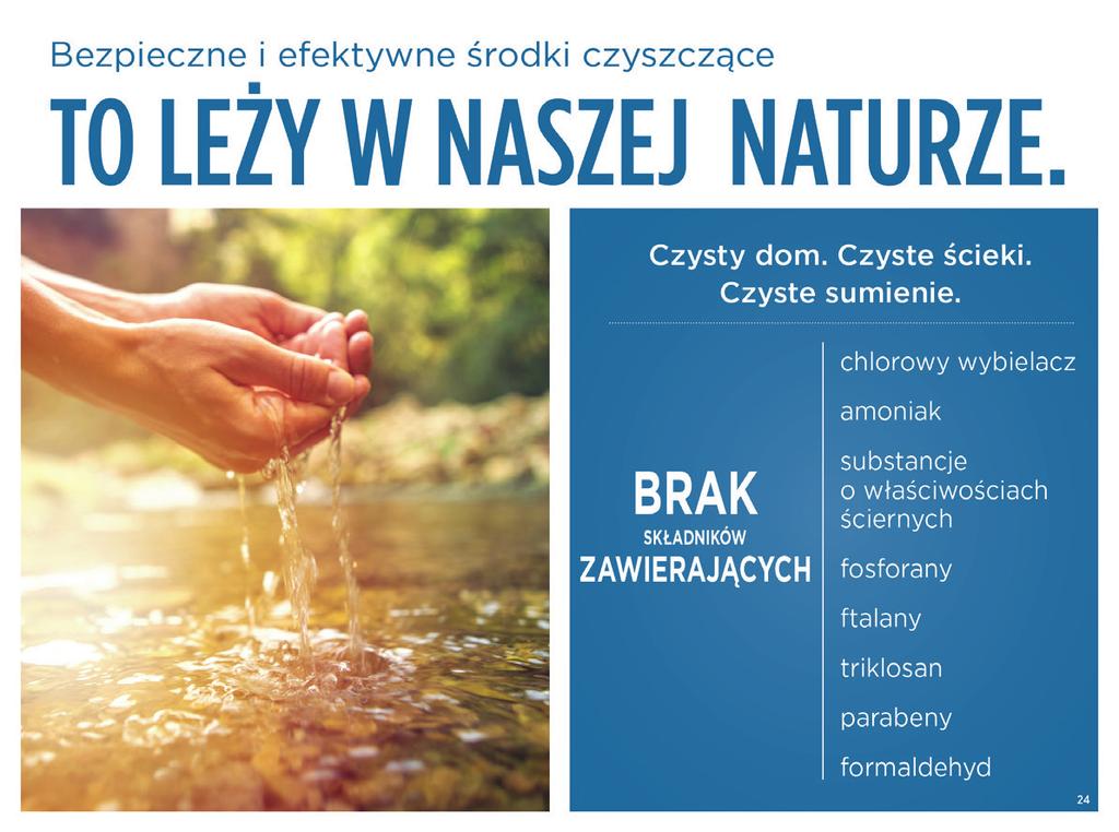Od ponad 30 lat Melaleuca szuka naturalnych rozwiązań o właściwościach czyszczących takich samych lub lepszych niż produkty konkurencji, bez konieczności stosowania żrących chemikaliów.