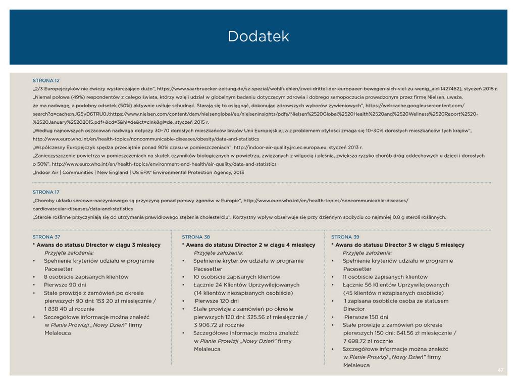 Aby jednak otrzymać prowizję od wszystkich 7 generacji, trzeba awansować do