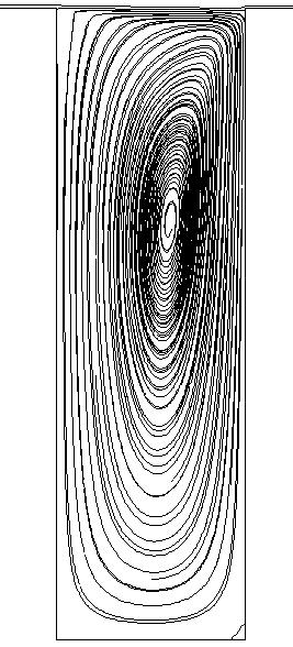 a) b) Rys. 5. Graficzna prezentacja przep³ywu przy pomocy linii pr¹du: a) œciany hydraulicznie g³adkie, b) chropowatoœæ œcian 4 cm 6.