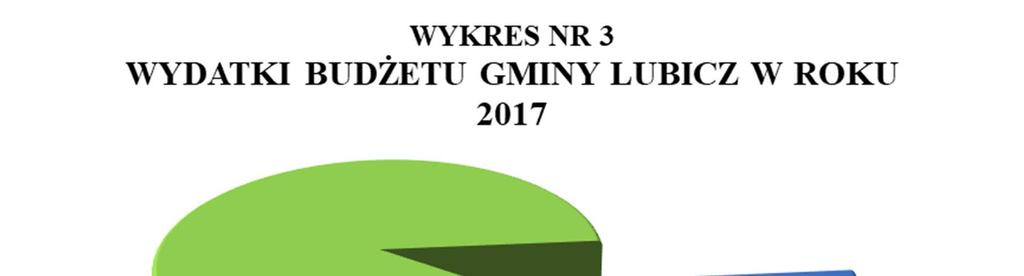 III. Realizacja planu wydatków Wydatki budżetowe za rok 217 zostały wykonane w wysokości 83 67 952,57 zł, co stanowi 97,11% planu rocznego.