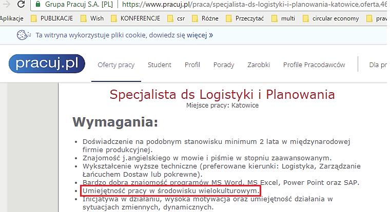 organizacyjne. Uznaje się, że współpraca w środowisku międzynarodowym charakteryzuje się wysokim wskaźnikiem niepowodzeń (Jeszka 2009).