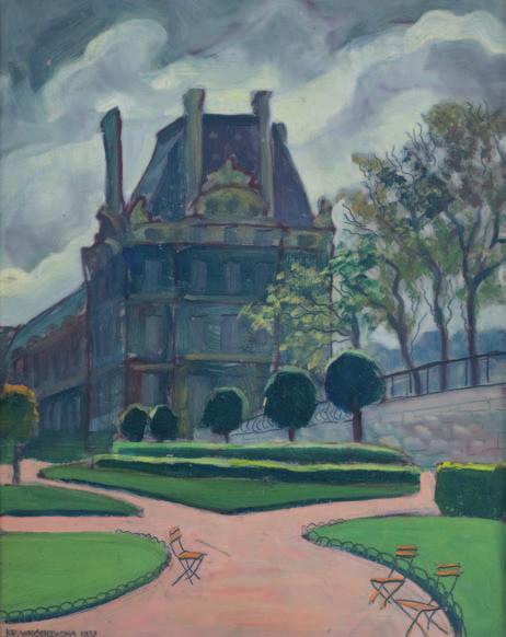 9. Krystyna WRÓBlEWSKA (1904-1944) LuWr Olej, tektura,