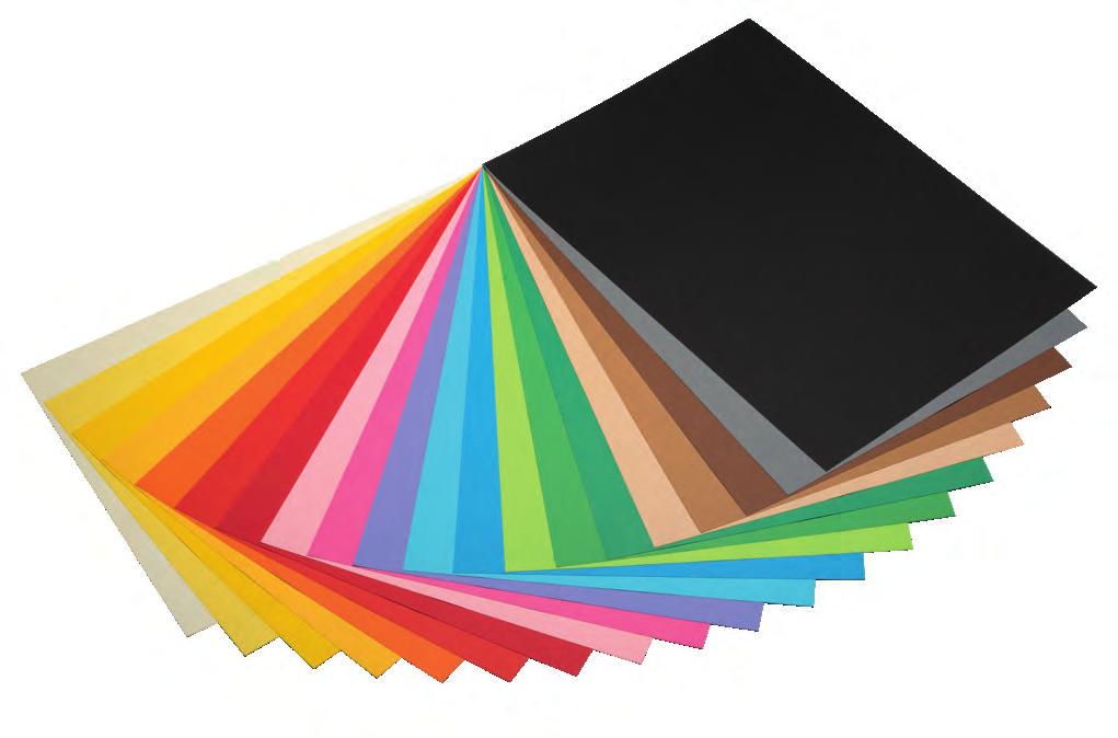Bloki techniczne 170g Blok kolorowy Wysokiej jakości papier barwiony w masie Nie zmienia