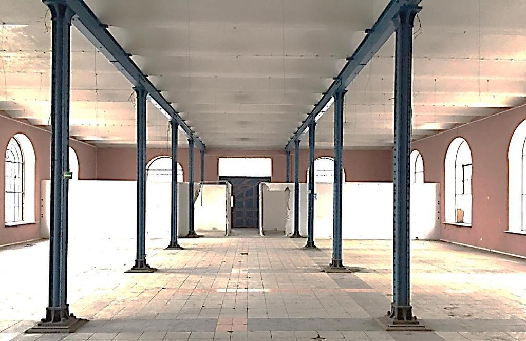 Szkic 15 Widok stropu nad parterem w części północno wschodniej Sklepienie ceglane o wysokości 0.