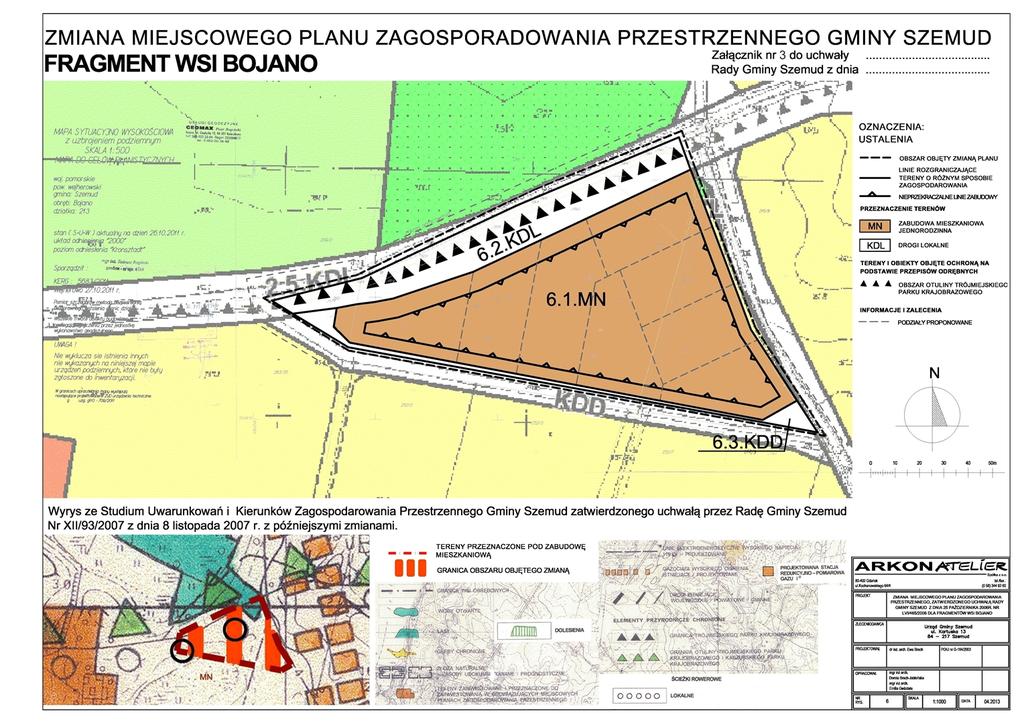 Załącznik Nr 3 do Uchwały Nr LIV/537/2014 Rady Gminy Szemud z dnia 27 marca 2014 r.