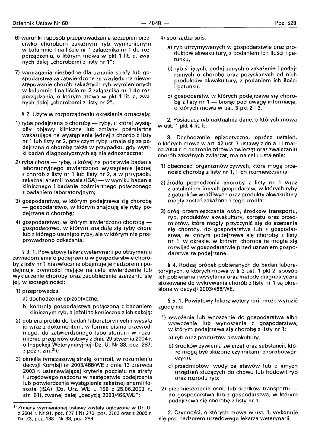 Oziennik Ustaw Nr 60-4048- Poz.