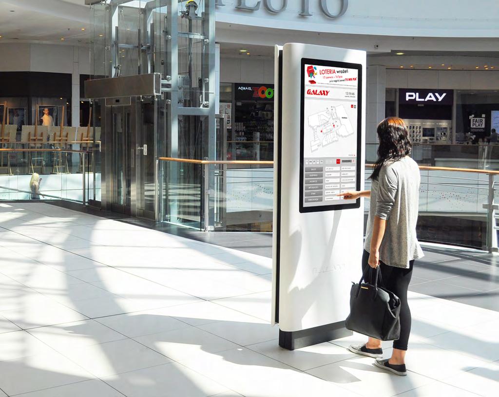 GALAXY SERIA Projekty realizowane od podstaw Kioski multimedialne projektujemy od podstaw.
