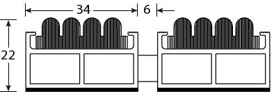 Koordynacja w Strefie 3: Dostawa mat nadających się do prania marki ROMUS, typ ROCLEAN, stalowoszare, tuftowane włókno poliamidowe, zdolność pochłaniania 6 do 7 litrów/m2, ze spodem ze 100% gumy,