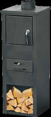 33x36x93 cm PIEC STALOWY BARBARA 9 kw; wym.