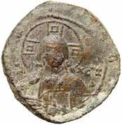 68 69 68 Bizancjum Justyn II i Zofia follis Antiochia Moneta z 10 roku panowania.