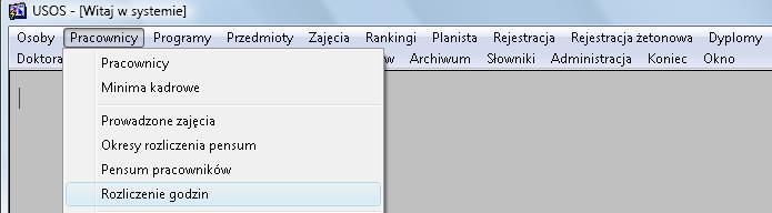 9 4. W pasku zakładek widocznym pod tabelą Osoby wybrać zakładkę Zniżki pensum (z prawej strony, zaraz za zakładką Kariera zawodowa ). 5.