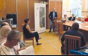 Chodzież, spotkanie z mieszkańcami, przy