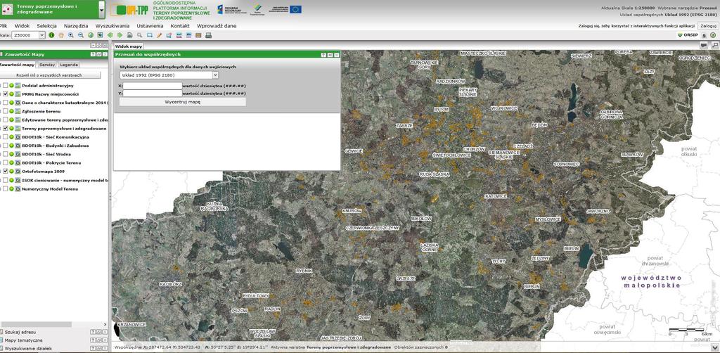 Możliwości systemu: Personalizacja treści mapy poprzez