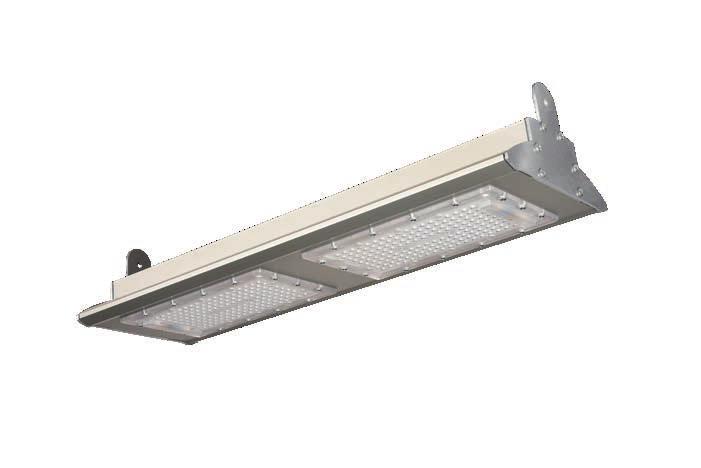 OPRAWA PRZEMYSŁOWA Industrial luminaire WING 2 IP66 IK10 ATEST PZH 230 V 50Hz INDOOR OUTDOOR Made in Poland LED Nr katalogowy Moc Zasilanie Skuteczność Strumień Kąt rozsyłu Barwa światła Wymiary ( L