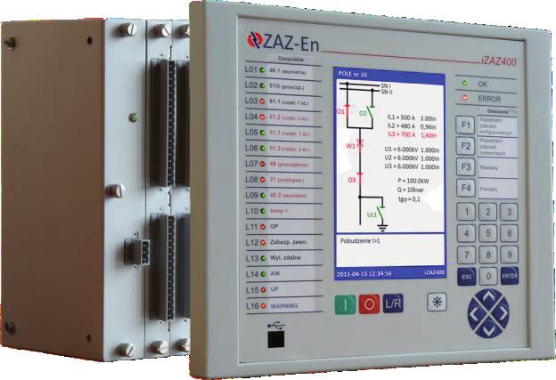 Zespoły wyposażone są w rejestratory zdarzeń konfigurowalnych i systemowych, rejestrator zakłóceń, rejestrator kryterialny i rejestrator parametrów ostatniego zakłócenia.