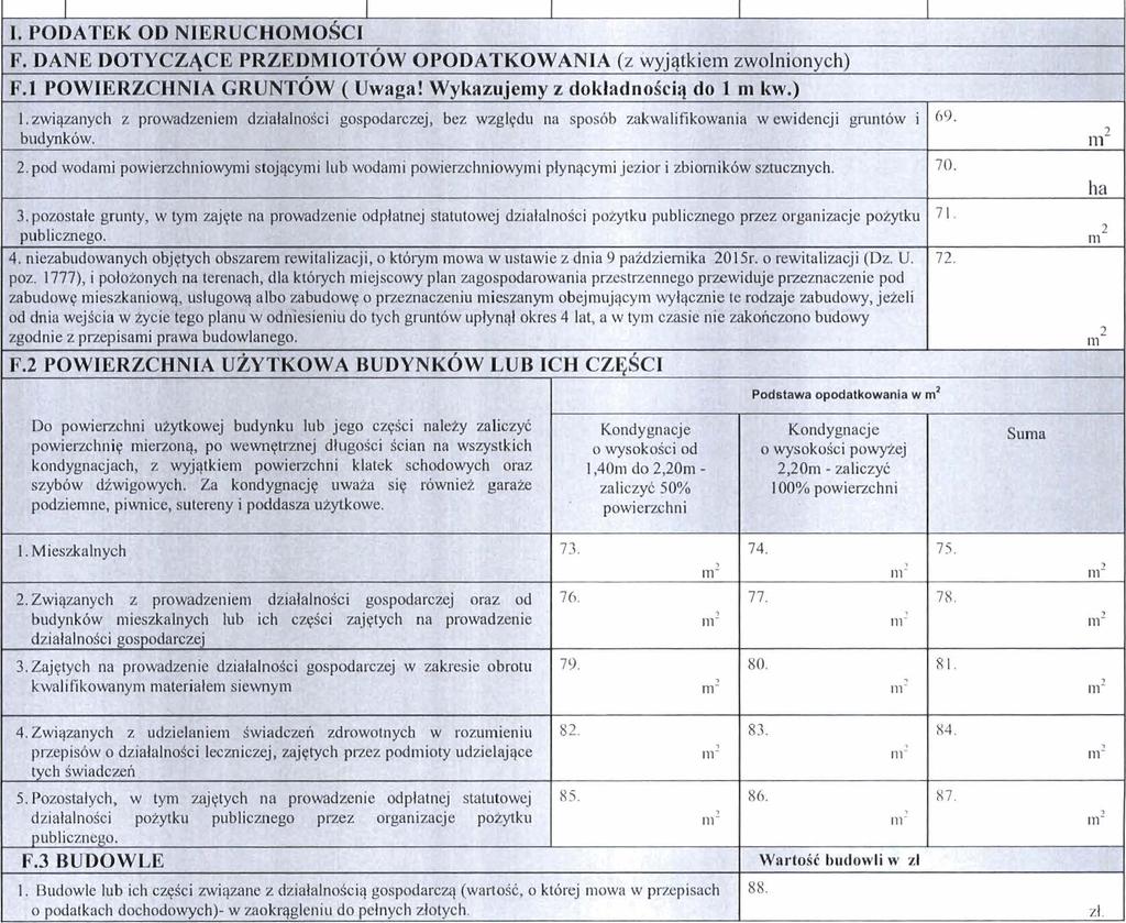 POWODUJqCE KONIECZNO$~ ZLOZENIA INFORMACJI 62. OkolicznoSci (zemczyc daiciwq kratke) 0 I. informacja skladana po raz pienvszy na dany rok 2, korekia uprzednio zlounej inforrnacji E.
