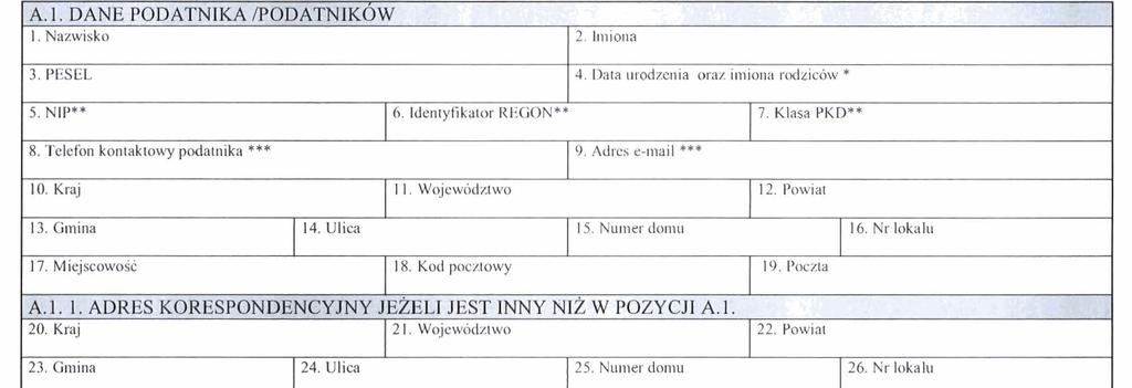 Zalqczn~k Nr 2 do Uchwaly Nr XV111128/2015 Rady M IeJskleJ W Klod7.k~ z dn~a 26 listopada 201 5 r Dane o wsp6hvlaicicielach, wspoluzytkownikach, wspolposiadaczach I I I 27. Miejscowosc 28.