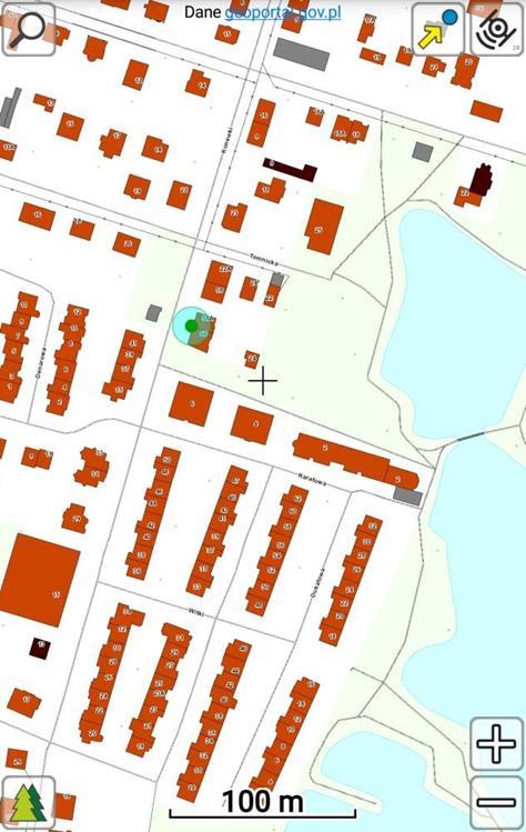 8. Praca z GPS Po konfiguracji GPS, lokalizację uaktywnia