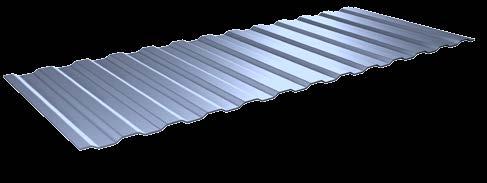 trapezy trapezy T 150 T 8 elewacja połysk cynk 15 i 25 µm 200, 275 g/m 2 od 0,70 mm do 1,50
