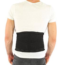 Rozmiary: S (85-95 cm), M (95-105 cm), L (105-115 cm), XL (115-125 cm), XXL (125-136 cm), XXXL (136-145 cm) AT04502 Orteza kręgosłupa lędźwiowo - krzyżowa Orteza kręgosłupa AT04502 służy do