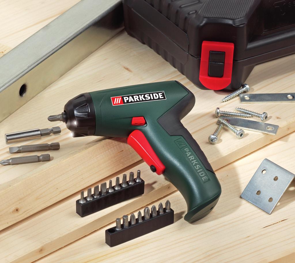X 3,6-LI A LITHIUM ION CORDLESS SCREWDRIVER Operation and Safety Notes BATERIJSKI LITIJ-IONSKI VIJACNIK WKRETARKA AKUMULATOROWA LITHIUM-IONEN Wskazówki dotyczące obsługi i bezpieczeństwa AKU
