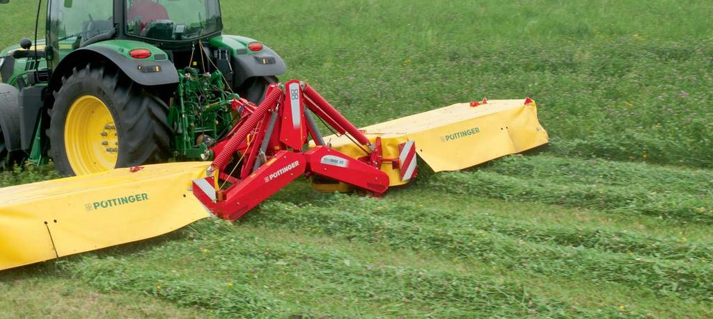 NOVADISC 810 Wygodnie i prosto Dzięki składanej osłonie dostępność do belki nożowej jest optymalna.