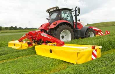 Najmniejsze zapotrzebowanie mocy - od 130 kw / 160 KM. Najmniejsze zużycie paliwa - tylko 2,0 l/ha.