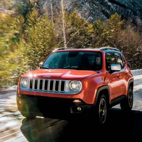 Jeep Renegade oferuje do wyboru dwa innowacyjne systemy napędu 4x4 - Jeep Active Drive oraz Jeep Active Drive Low, które w każdych warunkach jazdy zapewniają najlepsze w klasie