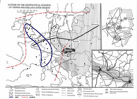 Obr. A.3: Rozvojový potenciál novej geografickej polohy Bratislavy.