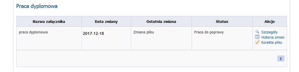 Praca przekazana przez promotora do systemu antyplagiatowego będzie miała status Plagiat.