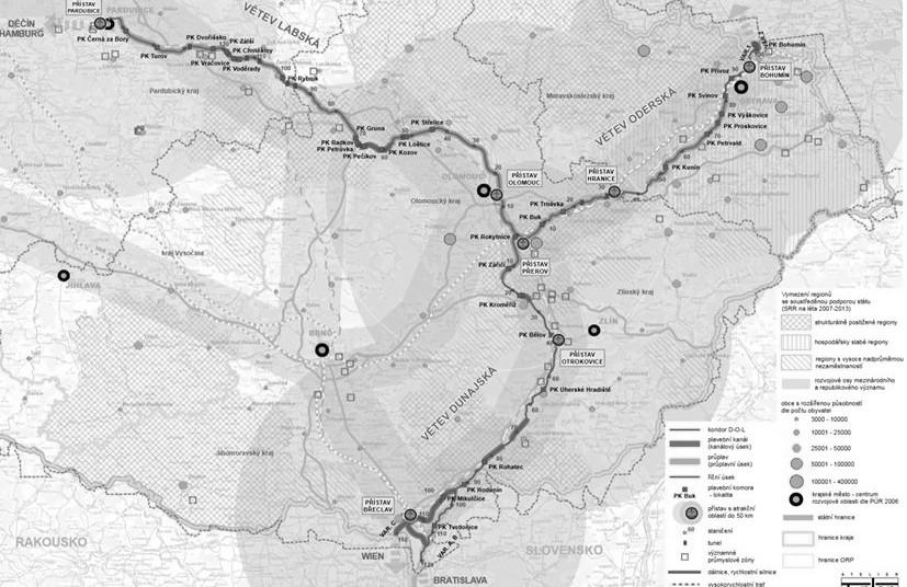 Mapa szlaków transportowych. (źródło: www.d-o-l.