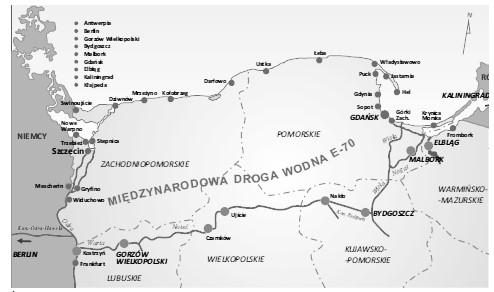 JOURNAL OF TRANSLOGISTICS 2015 73 witalizacji MDW E-70 jest zrównoważony rozwój obszarów umiejscowionych wzdłuż drogi wodnej E-70 poprzez rozwój rozmaitych form żeglugi śródlądowej oraz innych form