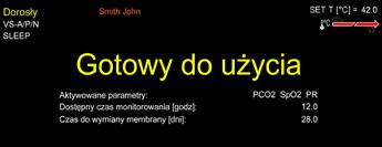 Sprawdź ustawienia SDM i gotowość systemu Przed rozpoczęciem monitorowania pacjenta należy upewnić się, że aktualne ustawienia SDM / profil SDM są odpowiednie dla pacjenta, dla wybranego miejsca