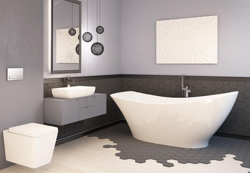 Propozycje zestawów Produkty wchodzące w skład zestawu MOONLIGHT zestaw MOONLIGHT 1 MOONLIGHT 2 KORI 3 TRINGO 4 TRINGO wanna wolnostojąca 175 cm umywalka nablatowa miska WC duro bidet MSWA-002175