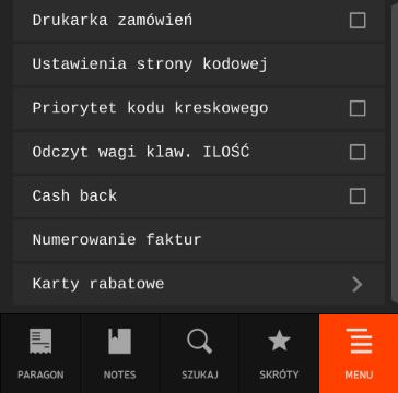 W celu popranego rozpoznawania kodu kreskowego wymagane jest ustawienie co najmniej prefiksu różnego od 00.