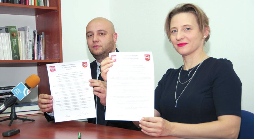Michał Litwiniuk i jego przeciwnicy z kampanii prezydenckiej Bogusław Broniewicz i Andrzej Czapski ogłosili porozumienie wyborcze.