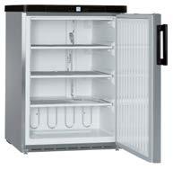 do -26 C biały pełne 24 kg 5 (+10 C do +40 C) MODEL GGUesf 1405 2699 PLN zamrażarka do zabudowy pod blat WYMIARY W MM (W/S/G) 830 