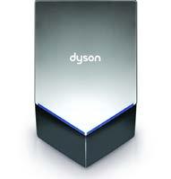 Dyson airblade V Parametry elektryczne 4150 PLN Napięcie elektryczne / częstotliwość: 200 240 V 50 i 60 Hz Zużycie energii w trybie gotowości: mniej niż 0,5 W Rodzaj silnika: cyfrowy silnik