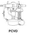Regulatory bezpośredniego działania Regulatory pilotowe Reduktor ciśnienia Regulator upustowy Regulator różnicy ciśnień Regulator przepływu PCVD PCVA PCVP PCVQ DN 50 65 80 100 125 150 200 250 k vs [m