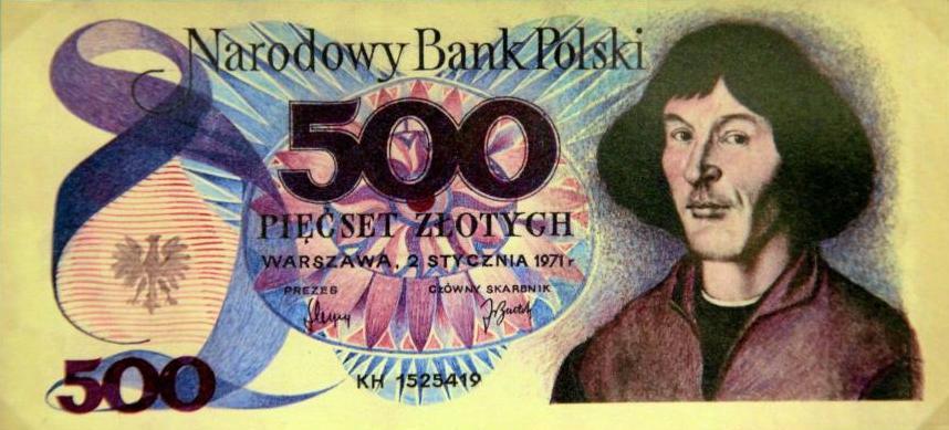 KOPERNIK NA PIENIĄDZU POLSKA