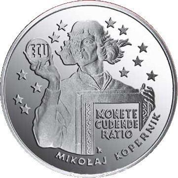 KOPERNIK NA PIENIĄDZU III RZECZPOSPOLITA kolekcjonerskie 20 zł z 1995 r. proj.