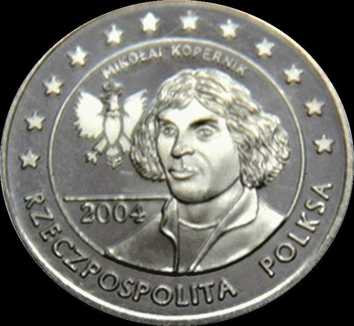 KOPERNIK NA NUMIZMATACH żetony europodobne z lat 2003 2004