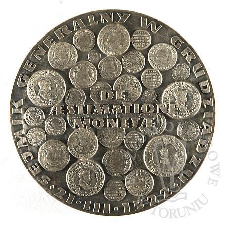 KOPERNIK I MEDALE medal Sejmik Generalny w Grudziądzu z 1972 r. proj.