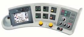 ❺ ❷ ❶ ❸ ❹ ❻ ❼ ❽ ❾ 1 Obsługa tylnego podnośnika i CSM do manewrów na nawrotach 2 DRIVESTICK do obsługi przekładni HEXASHIFT lub CMATIC 3 Gaz ręczny 4 Aktywacja automatyki HEHASHIFT oraz przyciski