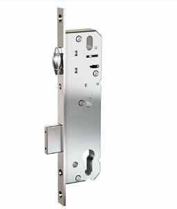 Zamki do drzwi stalowych i aluminiowych oferujemy z ryglem jedno- lub dwuskokowym z różną długością rygla