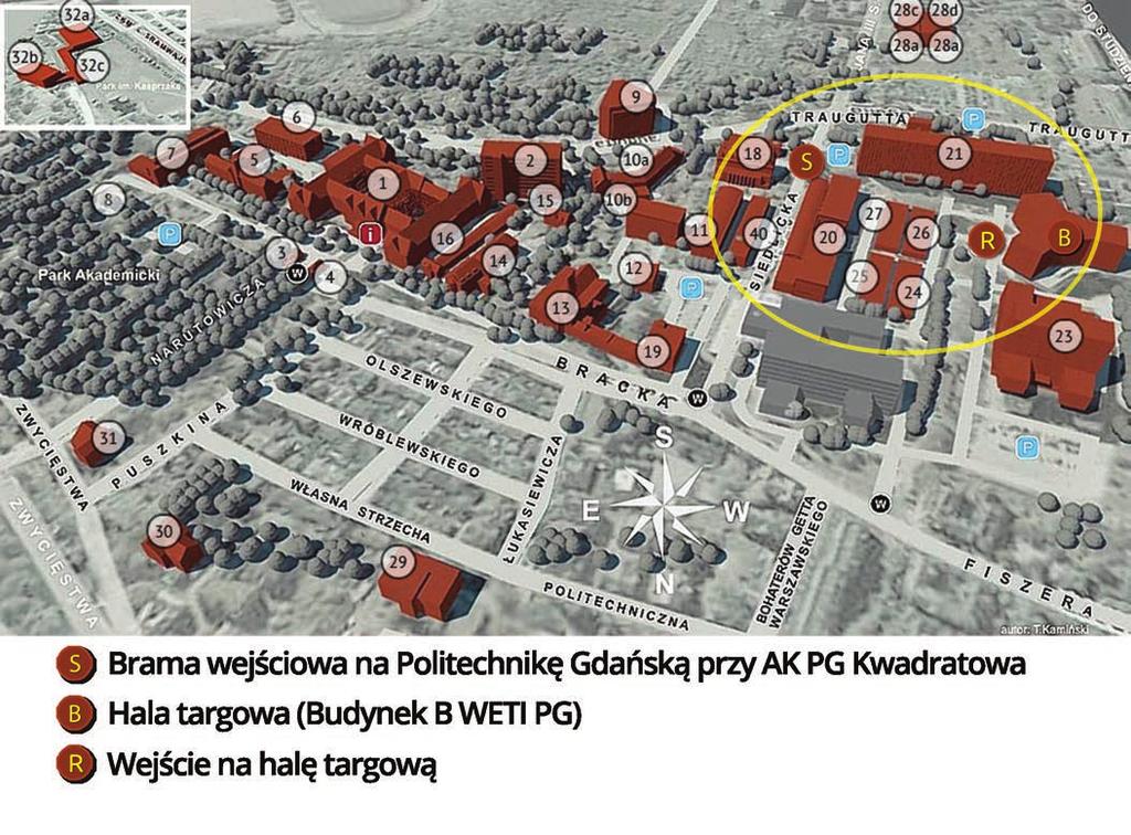 2 INFORMACJE DLA ODWIEDZAJĄCYCH CZAS I MIEJSCE Trójmiejskie Tagi Pracy 2018 odbywają się w dniach 7-8 maja w Budynku B Wydziału Elektroniki, Telekomunikacji i Informatyki Politechniki Gdańskiej