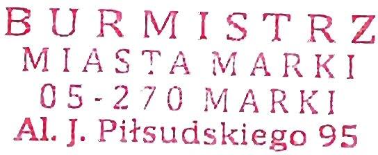 BU RMISTRZ M I A S T A MARK I 05-2 7 0 MAR K I AI. ].