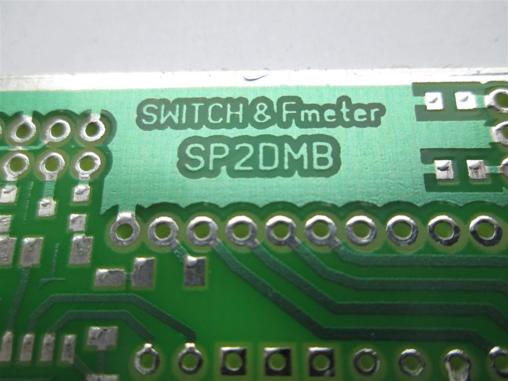 SWITCH & Fmeter Fmax 210MHz opr. Piotrek SP2DMB Aktualizacja 9.03.2015 www.sp2dmb.cba.pl www.sp2dmb.blogspot.com sp2dmb@gmail.